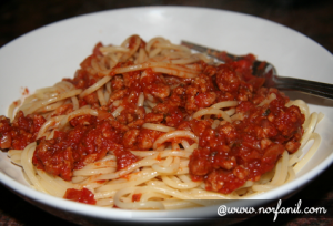 Resepi Spaghetti Bolognese